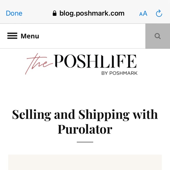 Purolator info - Picture 2 of 2